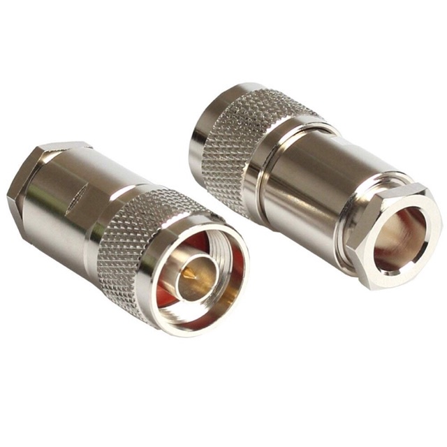 Đầu nối connector n/m cho cáp feeder 1/2 50 ohm loại thẳng